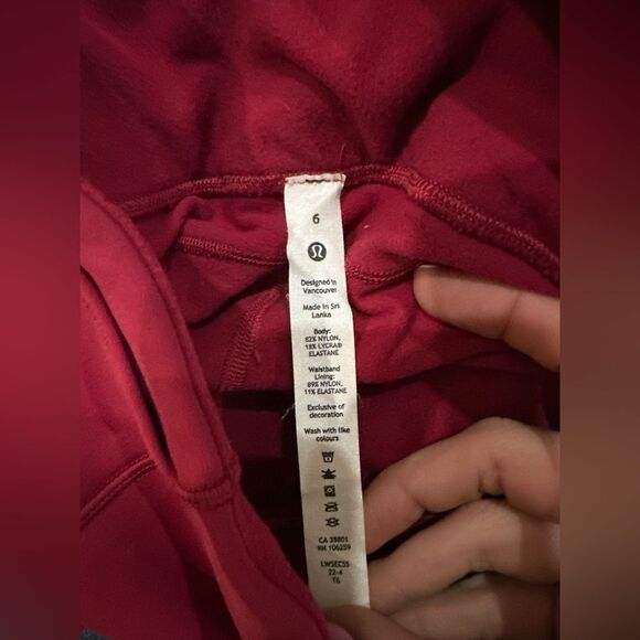 Lululemon Fast and Free High-Rise Fleece Tight 28" - Picture 4 of 8